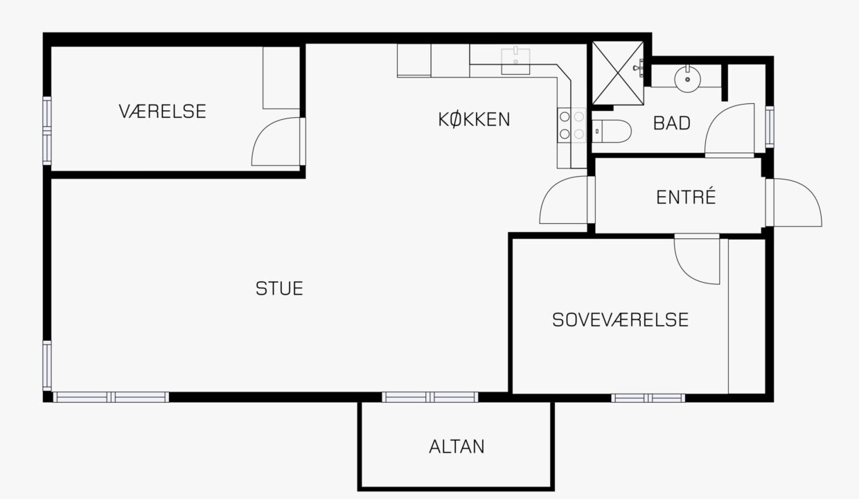 2118 89 m2 3 værelser plan