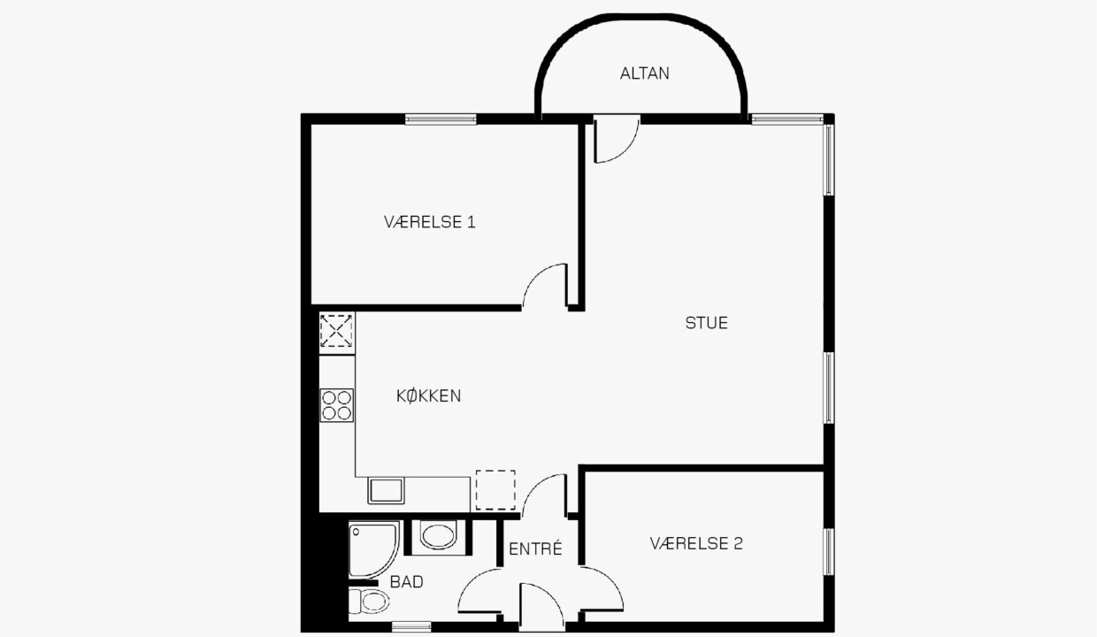 Stavnsvej 1 sal plan